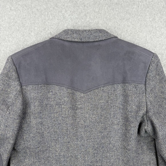 Vintage Pendleton Blazer Mens 40 Long Gray Virgin Wool Tweed Western Ranch USA - Picture 8 of 16